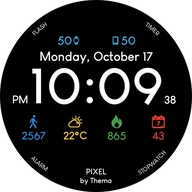 Simple Pixel Watch Face